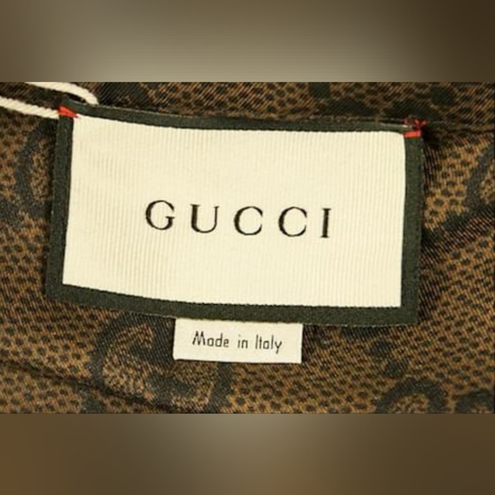 Gucci Monogram Windbreaker with Green and RedAccents (Gently used) - Picture 3 of 7